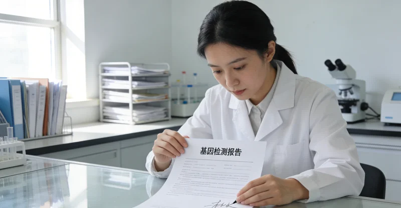 桂林基因检测报告解读示意图