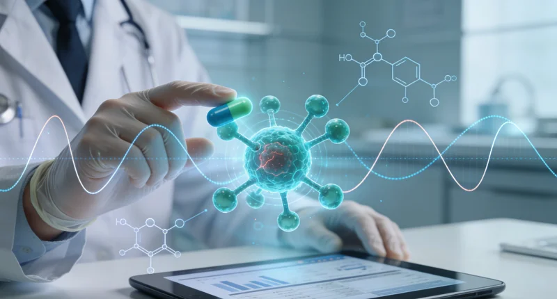 胡杨河医生与咨询者沟通MRD检