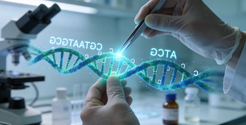 阿勒泰市民在家中查看基因检测报