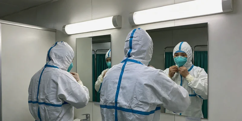 韩城家庭在社区咨询健康问题场景