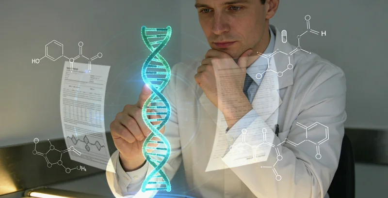 韶关家庭在客厅讨论基因检测报告