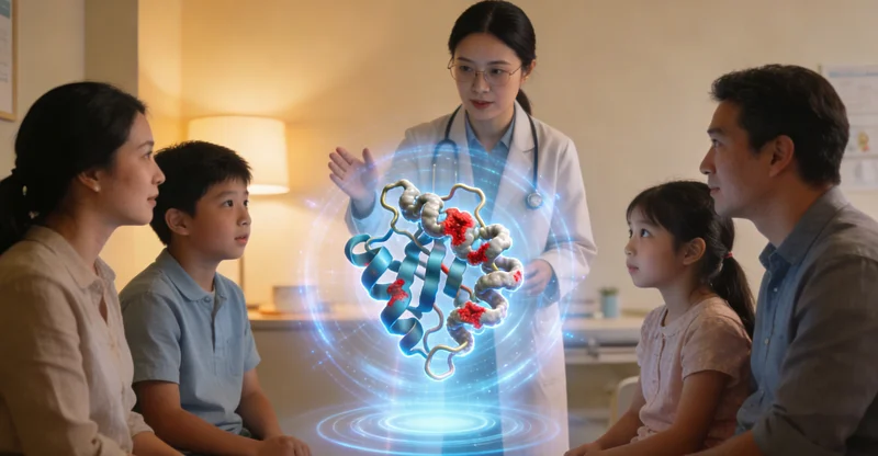 新民医院遗传咨询门诊医生与患者