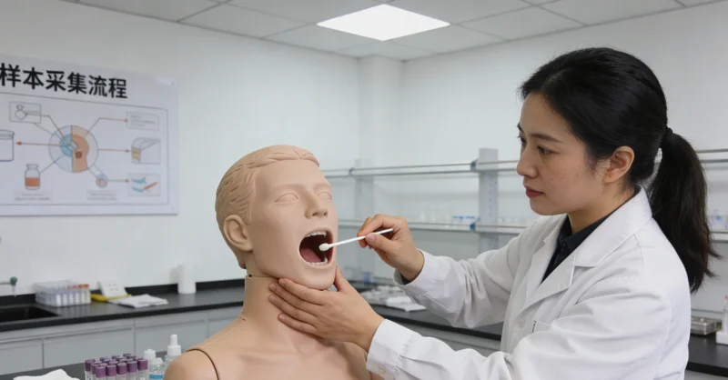 达茂旗基因检测采样示意图