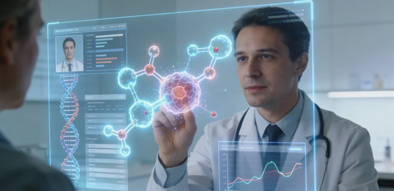 安陆医生向患者解读肠癌基因检测