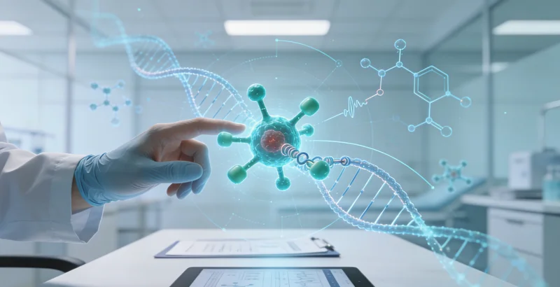 三明果农查看基因检测报告并与医
