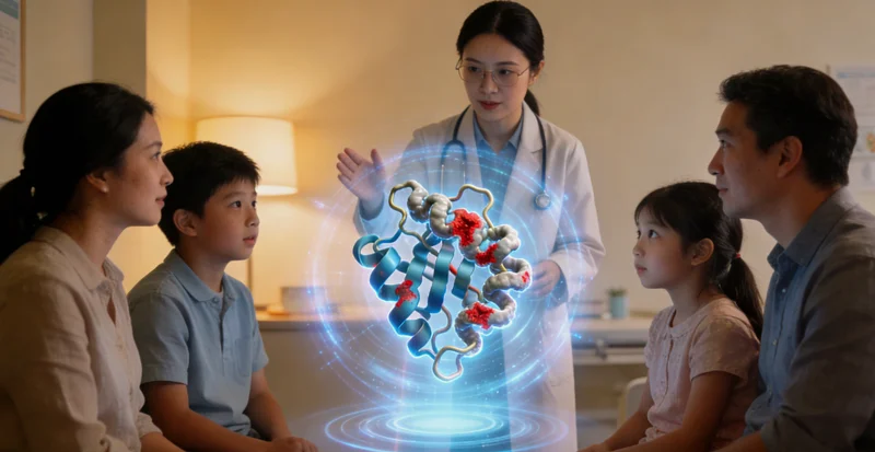 随州家庭健康遗传咨询家族树示意