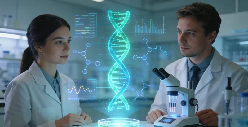 四子王旗医院病理科医生分析切片