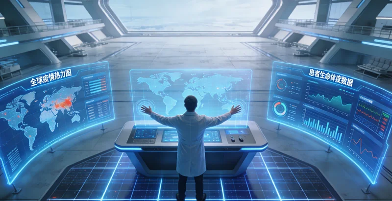 专业实验室技术人员进行高通量基