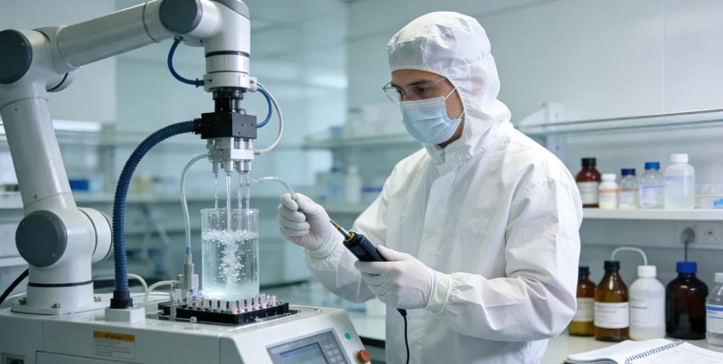 东乌旗本地医疗点护士进行样本采