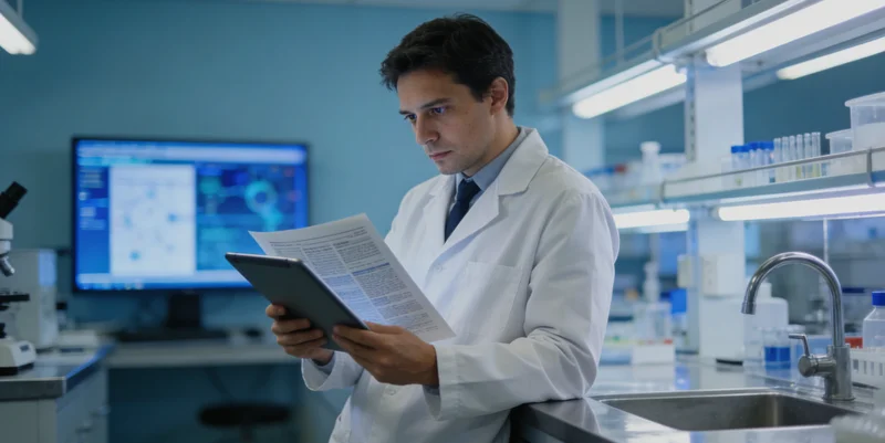 北京基因检测中心实验室进行DN