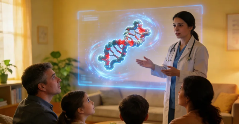 原平遗传咨询师与家庭沟通场景