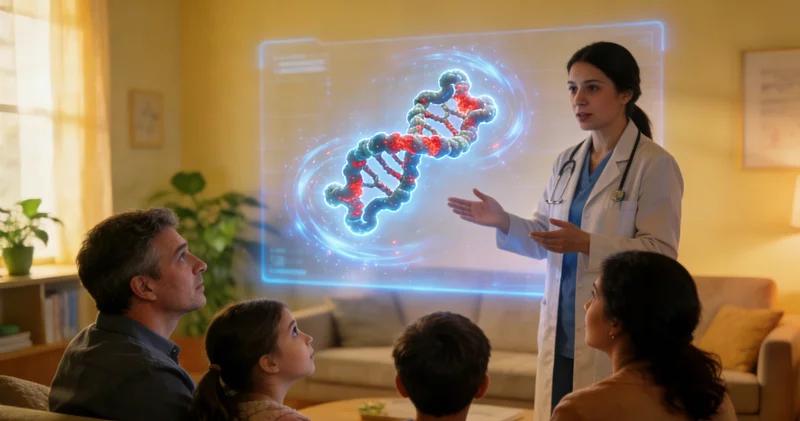 海阳遗传咨询专家绘制家族健康图