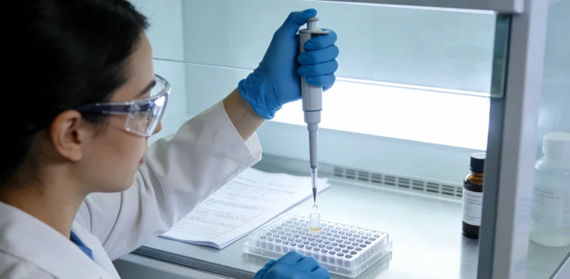 罗定基因检测采样流程示意