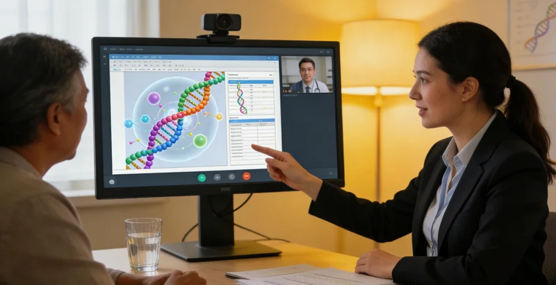 白山家庭通过视频与遗传咨询师沟