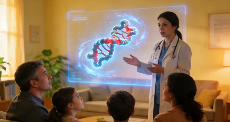 南雄一家人在咨询室内进行家庭遗