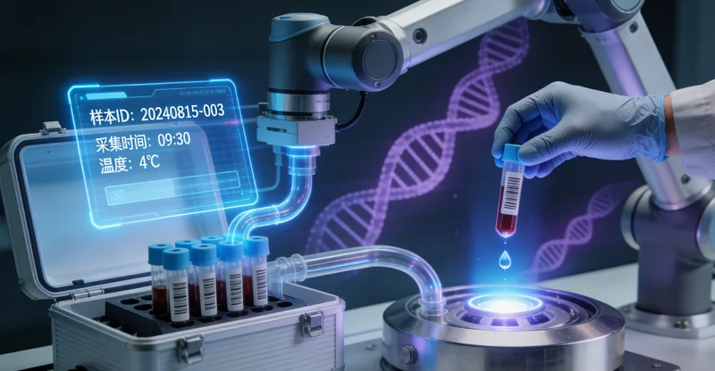 临夏州医院抽血样本冷链运输示意