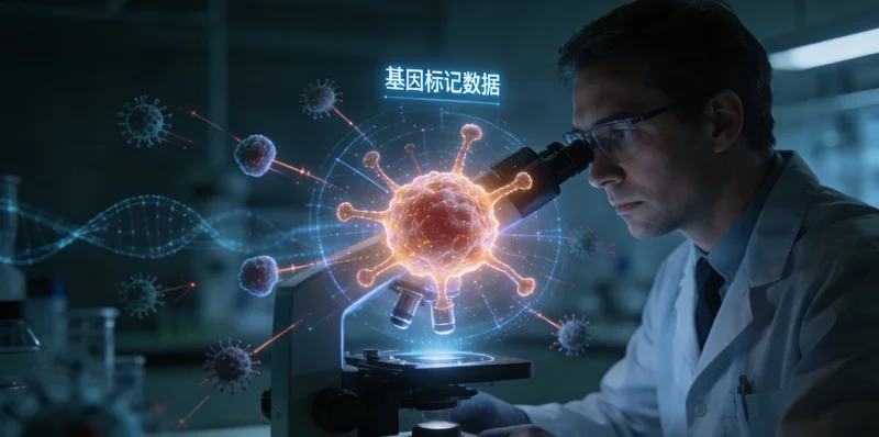 专业医学检验所进行基因测序工作