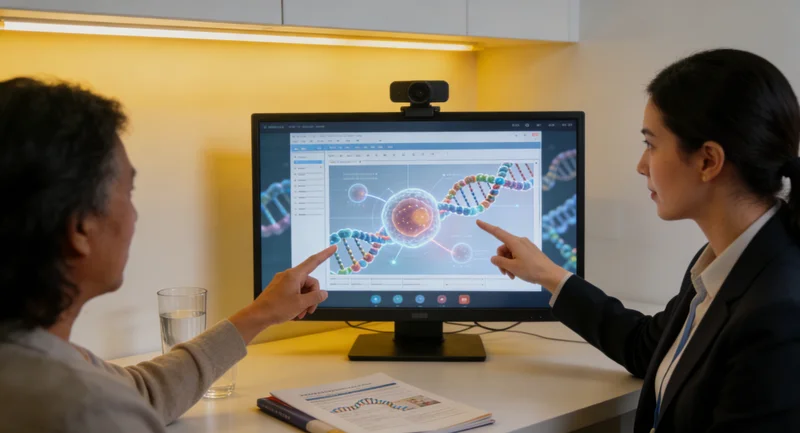 固原医院遗传咨询门诊医生与患者