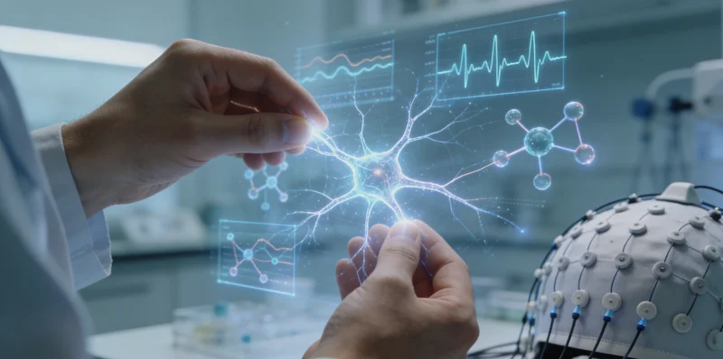 上海基因测序实验室内部工作场景