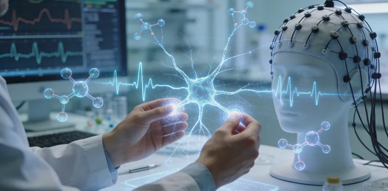 武汉医生与患者共同查看基因检测