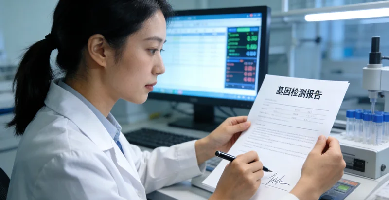 黔东南州患者与医生共同查看基因