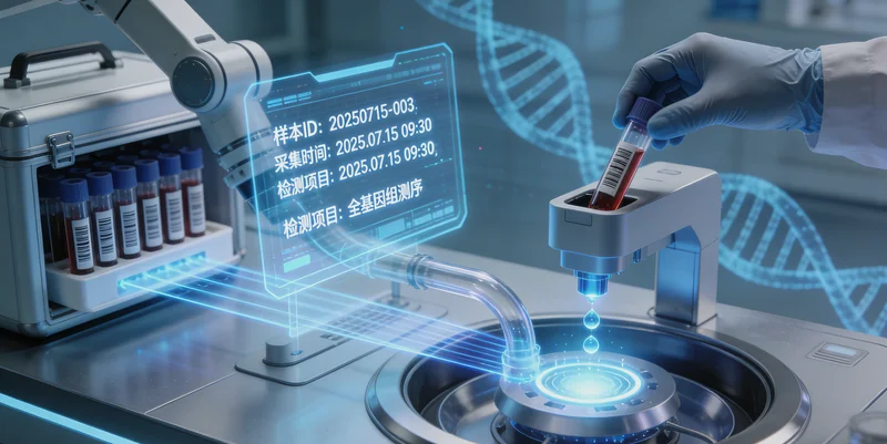 岑溪基因检测采样与物流过程