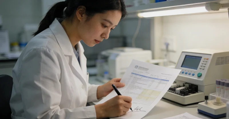 西双版纳居民查看基因检测报告