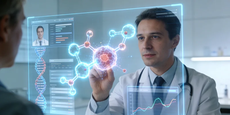 河间医生与患者讨论肺癌基因检测