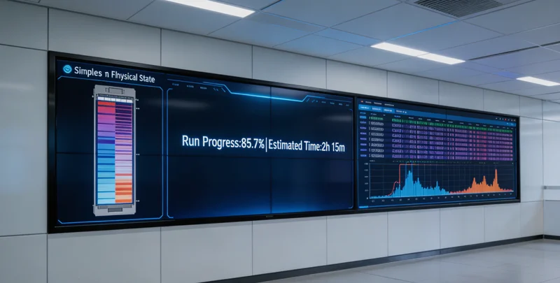 专业基因测序实验室工作场景