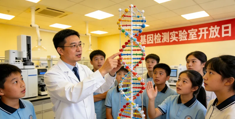 翁旗基因检测实验室测序仪工作场