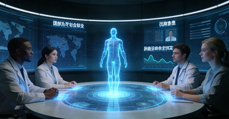 腾冲遗传咨询门诊医生与咨询者交