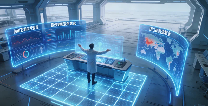 阿克苏医院内患者家属与医生讨论