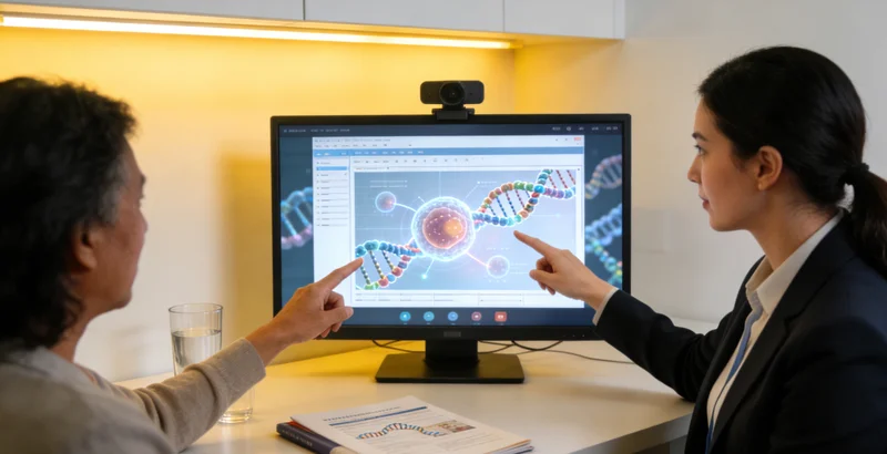 洪湖医生与居民一对一解读基因检