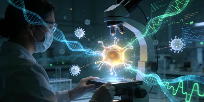 鄂前旗居民在医院进行基因检测咨