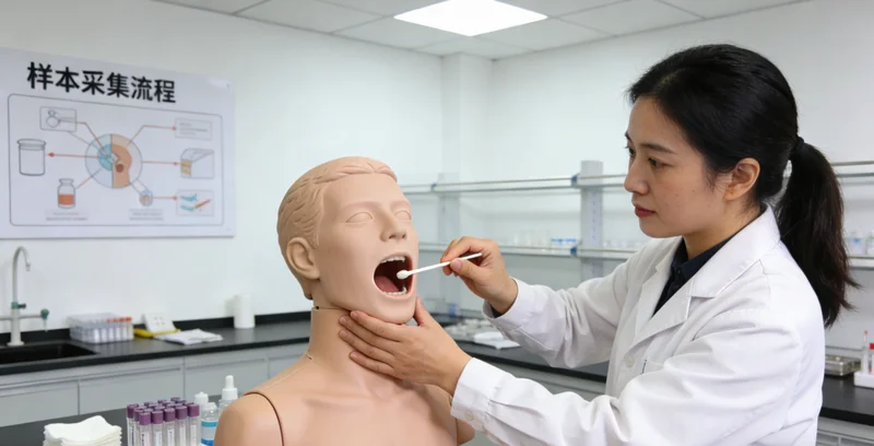 兴义基因检测采样流程示意