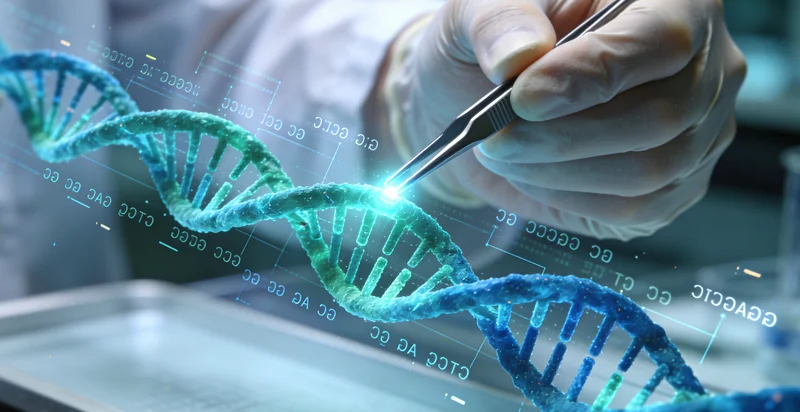 黑河医生与患者共同查看基因检测