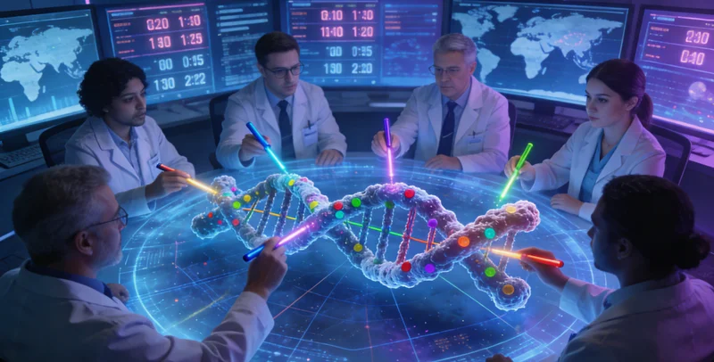 手绘凉山家族健康史图谱示意