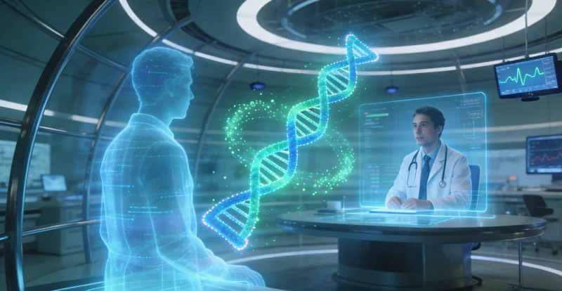 锦州城市夜景与精准医疗希望