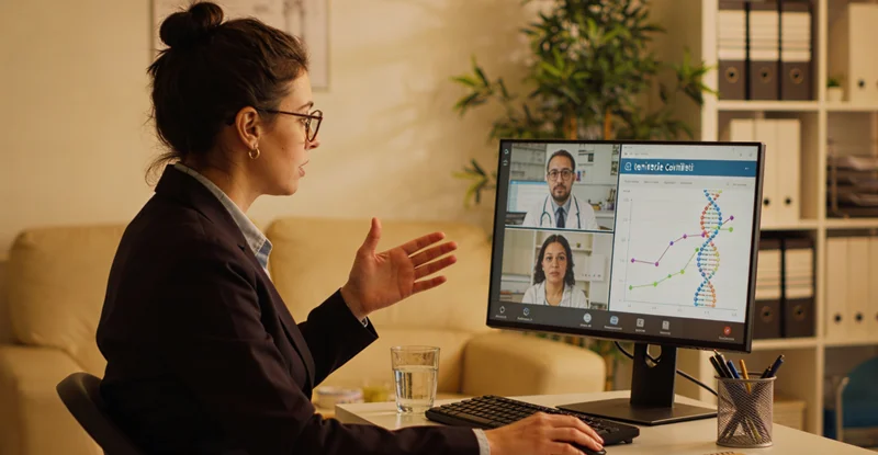 大理遗传咨询师与客户面对面沟通