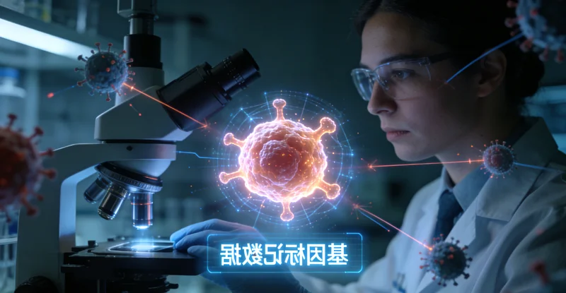 专业医学实验室进行DNA测序分