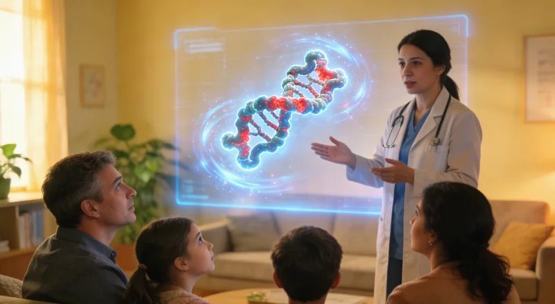 琼海遗传咨询师与女士面对面沟通