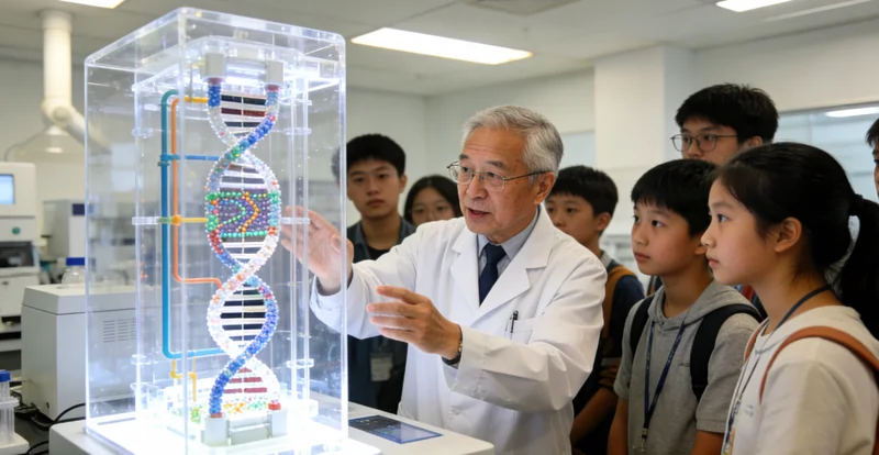 义马家庭与医生进行遗传健康咨询