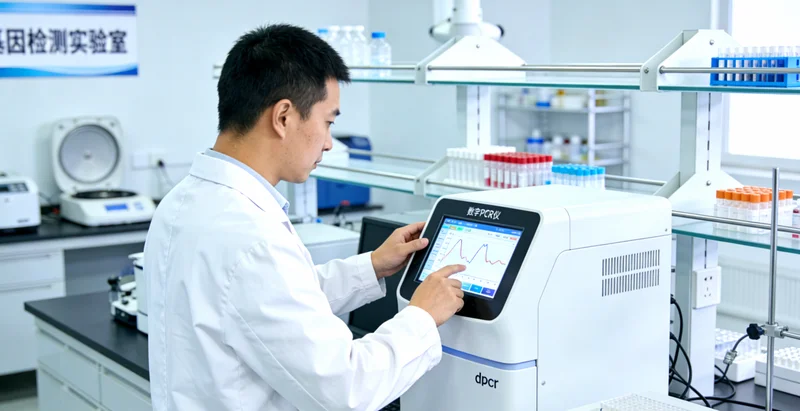 石家庄女性在医院进行卵巢超声筛