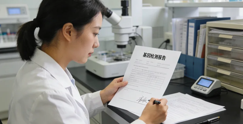 鄂托克医生为患者解读基因检测报