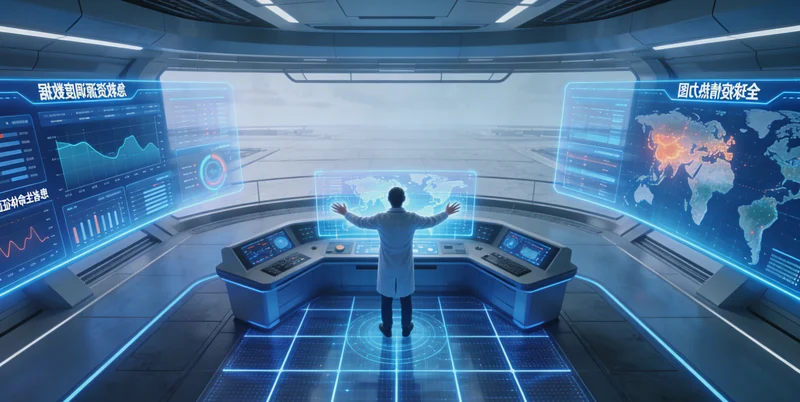 专业基因检测实验室内部工作场景