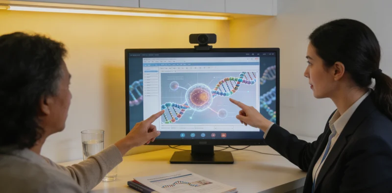 阿拉善盟遗传咨询中心医生为居民