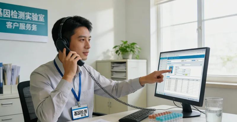 连州医生与患者面对面进行遗传检