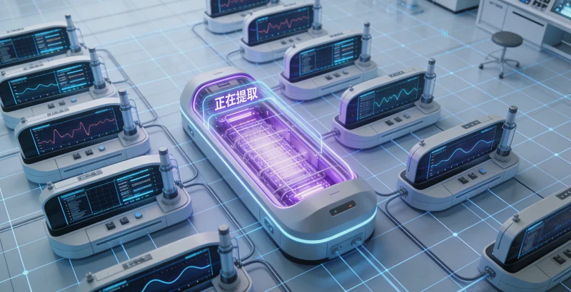 科右前旗医护人员进行静脉血采样