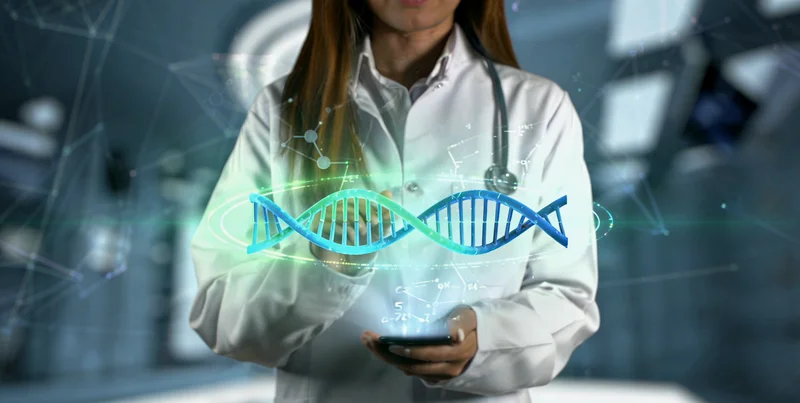 阿克苏遗传咨询师在医疗中心进行