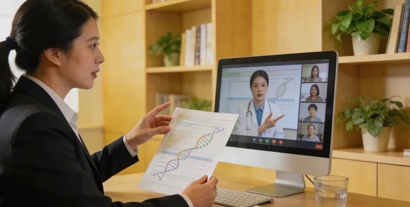 鄂前旗居民通过视频与遗传咨询师